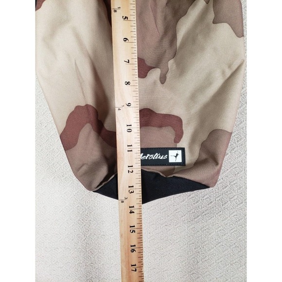 Metolius Bucket Bag Large Brown Nylon Camouflages Top Handle Zip Around - Picture 9 of 9